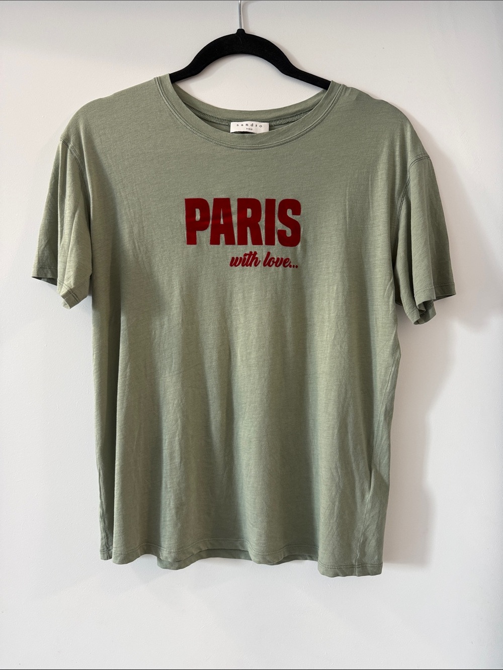 Sandro ‘PARIS with love' T-shirt